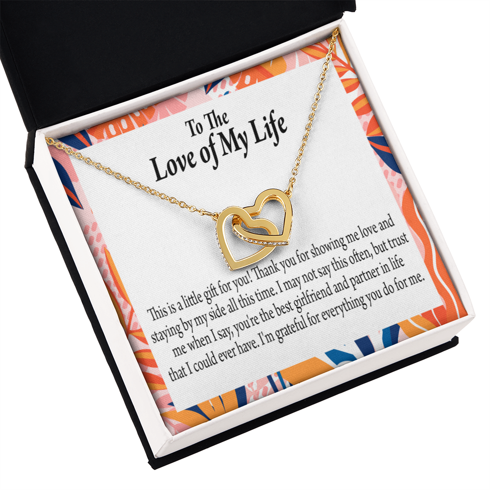 To My Girlfriend Best Girl Inseparable Necklace-Express Your Love Gifts