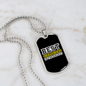 To My Girlfriend Best Girlfriend In The Galaxy Necklace Stainless Steel or 18k Gold Dog Tag 24" Chain-Express Your Love Gifts