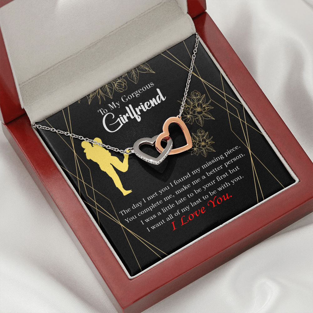 To My Girlfriend Better Person Inseparable Necklace-Express Your Love Gifts