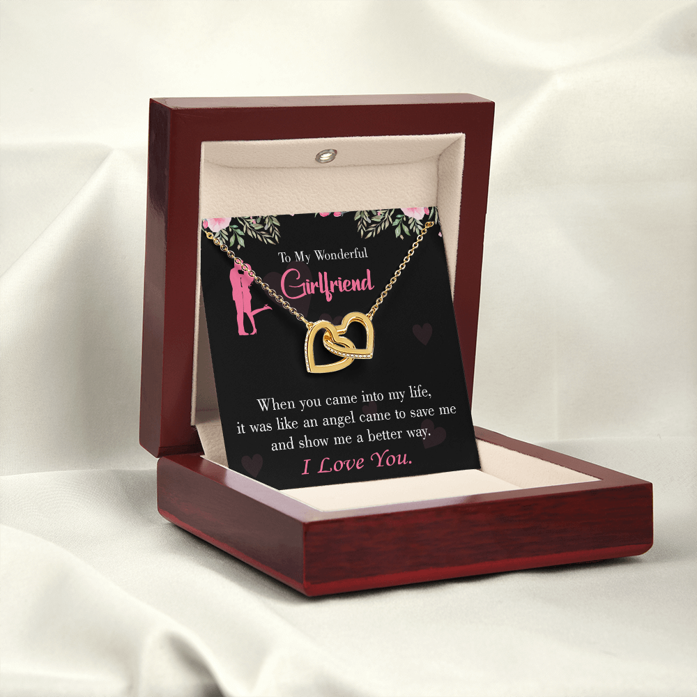 To My Girlfriend Better Way Inseparable Necklace-Express Your Love Gifts