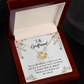 To My Girlfriend By My Side Infinity Knot Necklace Message Card-Express Your Love Gifts