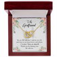 To My Girlfriend By My Side Inseparable Necklace-Express Your Love Gifts
