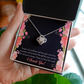 To My Girlfriend Cherish You Infinity Knot Necklace Message Card-Express Your Love Gifts