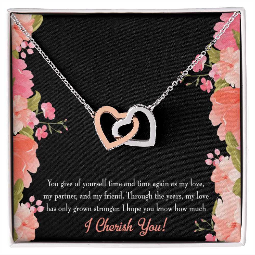 To My Girlfriend Cherish You Inseparable Necklace-Express Your Love Gifts