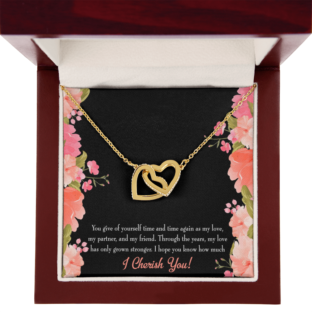 To My Girlfriend Cherish You Inseparable Necklace-Express Your Love Gifts