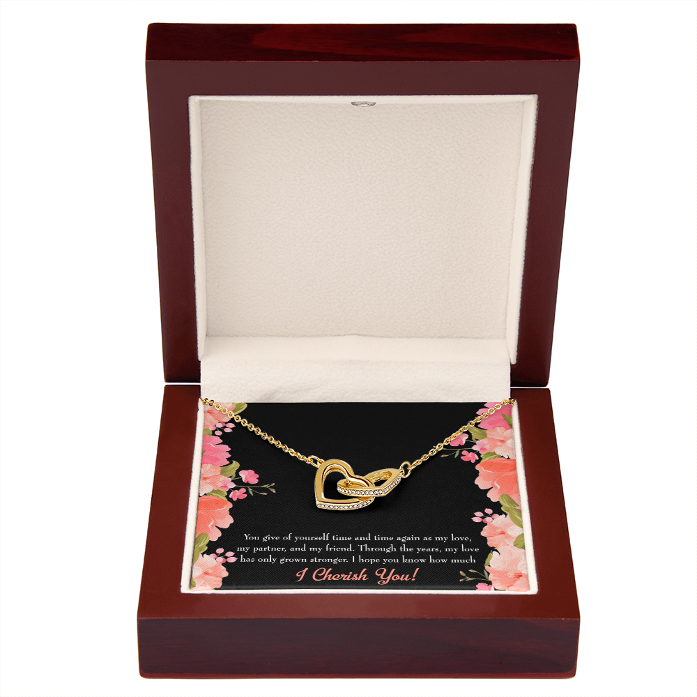 To My Girlfriend Cherish You Inseparable Necklace-Express Your Love Gifts