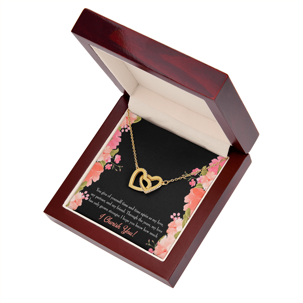 To My Girlfriend Cherish You Inseparable Necklace-Express Your Love Gifts