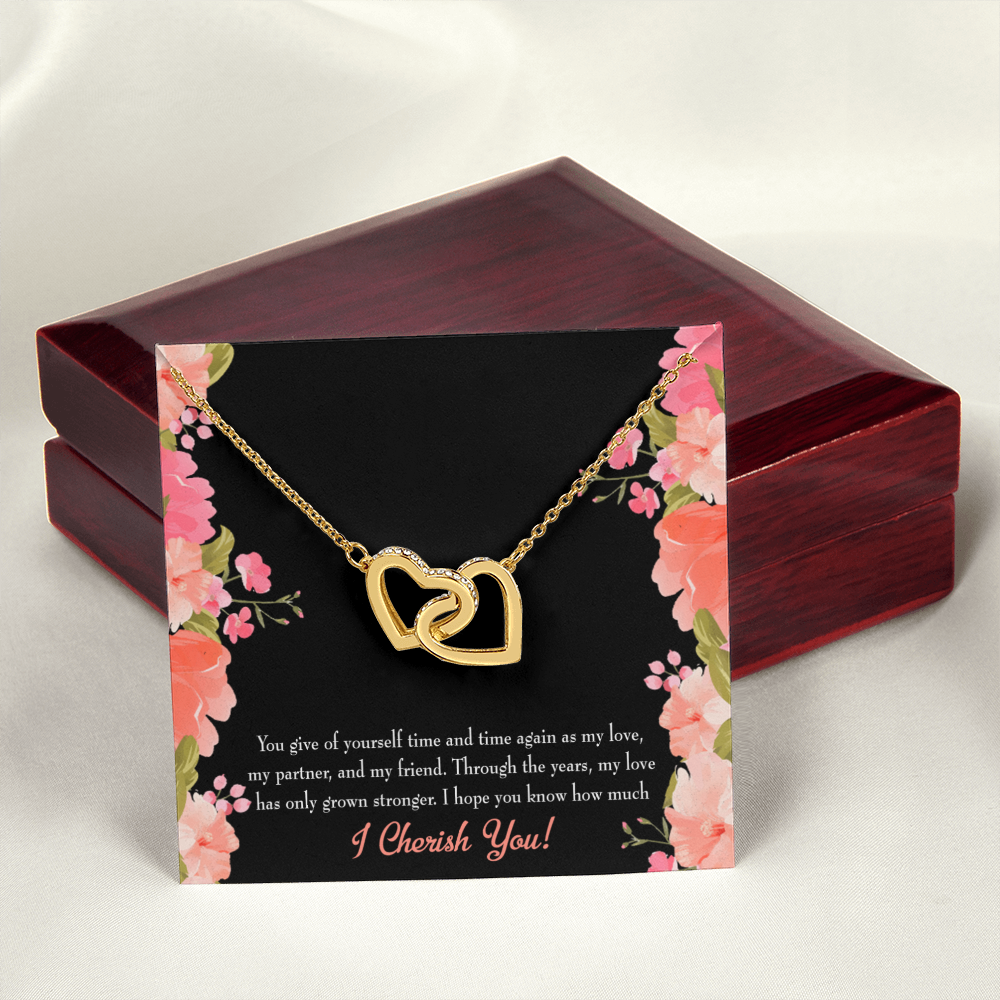 To My Girlfriend Cherish You Inseparable Necklace-Express Your Love Gifts