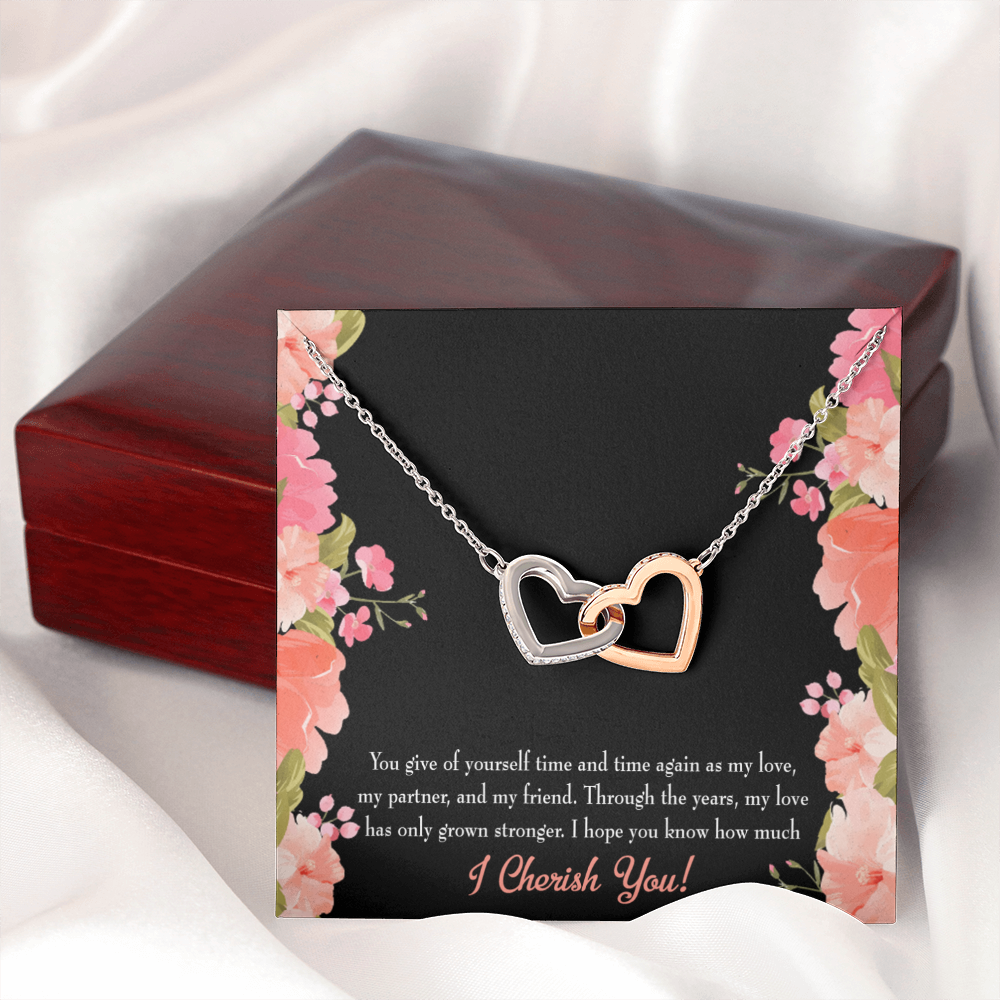 To My Girlfriend Cherish You Inseparable Necklace-Express Your Love Gifts