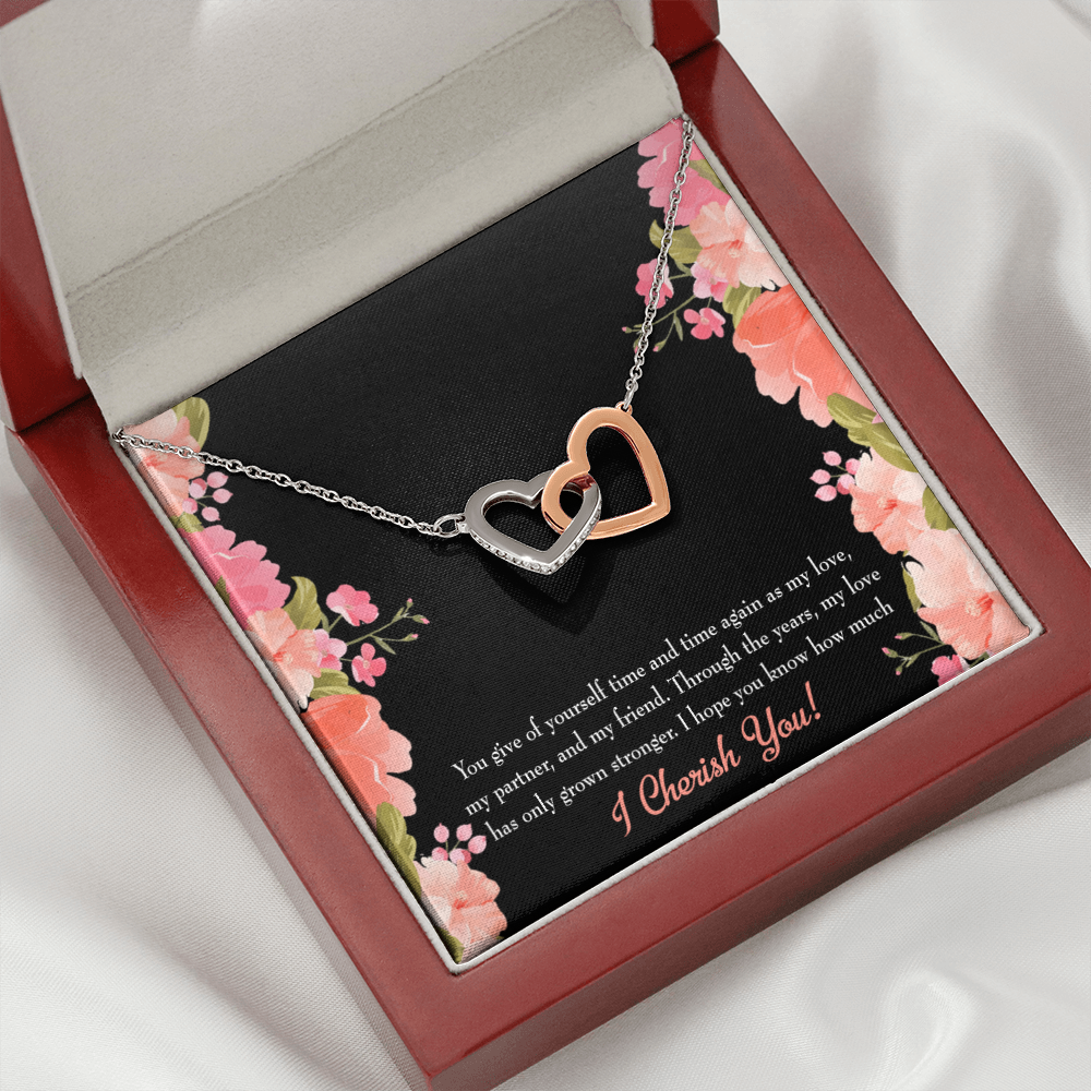 To My Girlfriend Cherish You Inseparable Necklace-Express Your Love Gifts