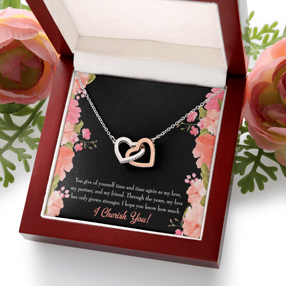 To My Girlfriend Cherish You Inseparable Necklace-Express Your Love Gifts