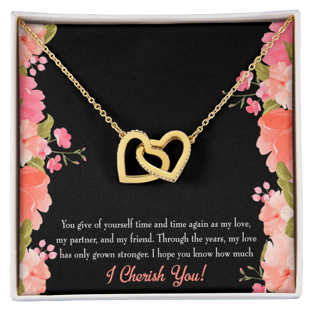 To My Girlfriend Cherish You Inseparable Necklace-Express Your Love Gifts