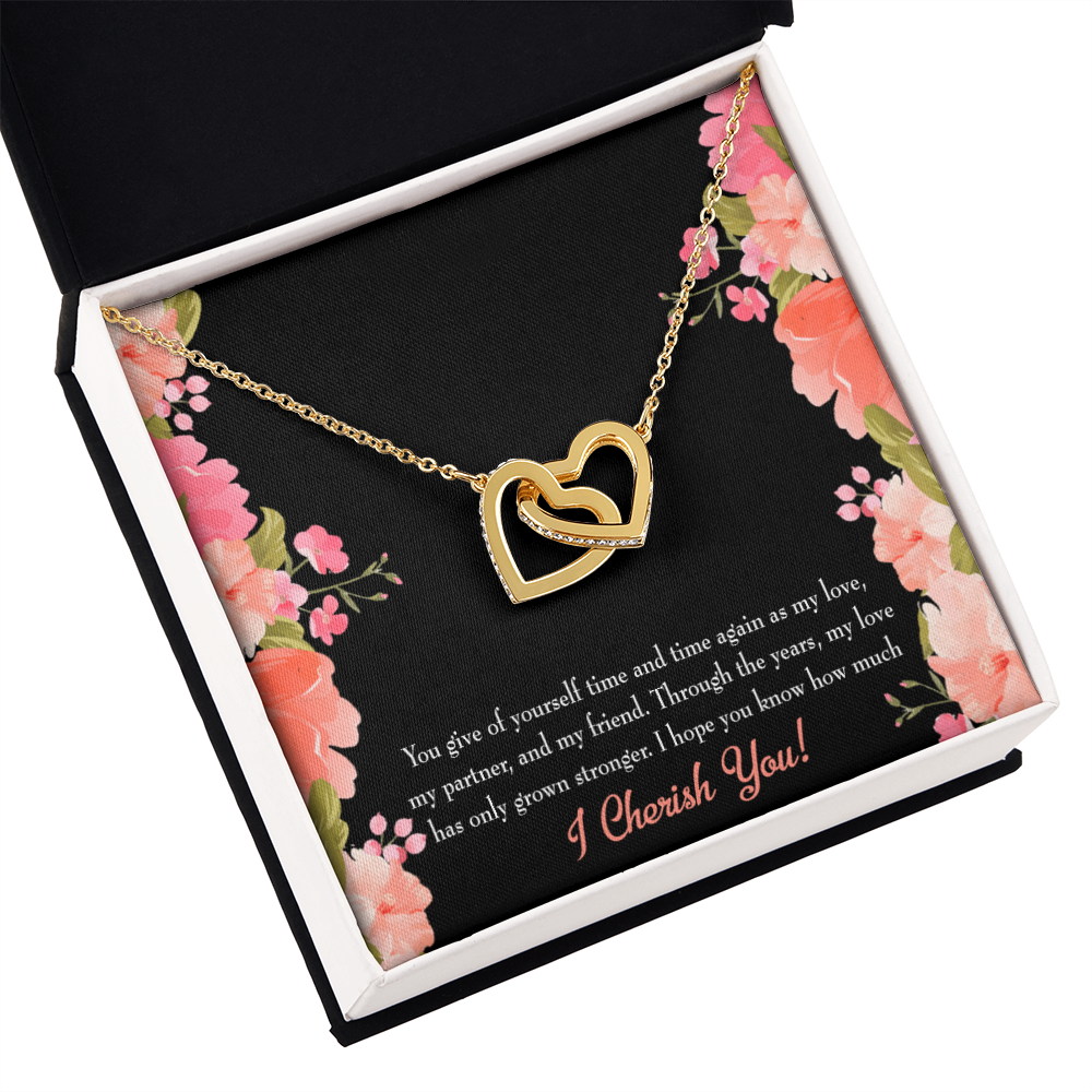 To My Girlfriend Cherish You Inseparable Necklace-Express Your Love Gifts
