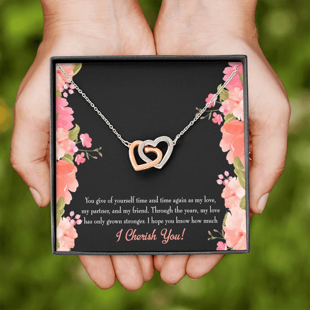 To My Girlfriend Cherish You Inseparable Necklace-Express Your Love Gifts