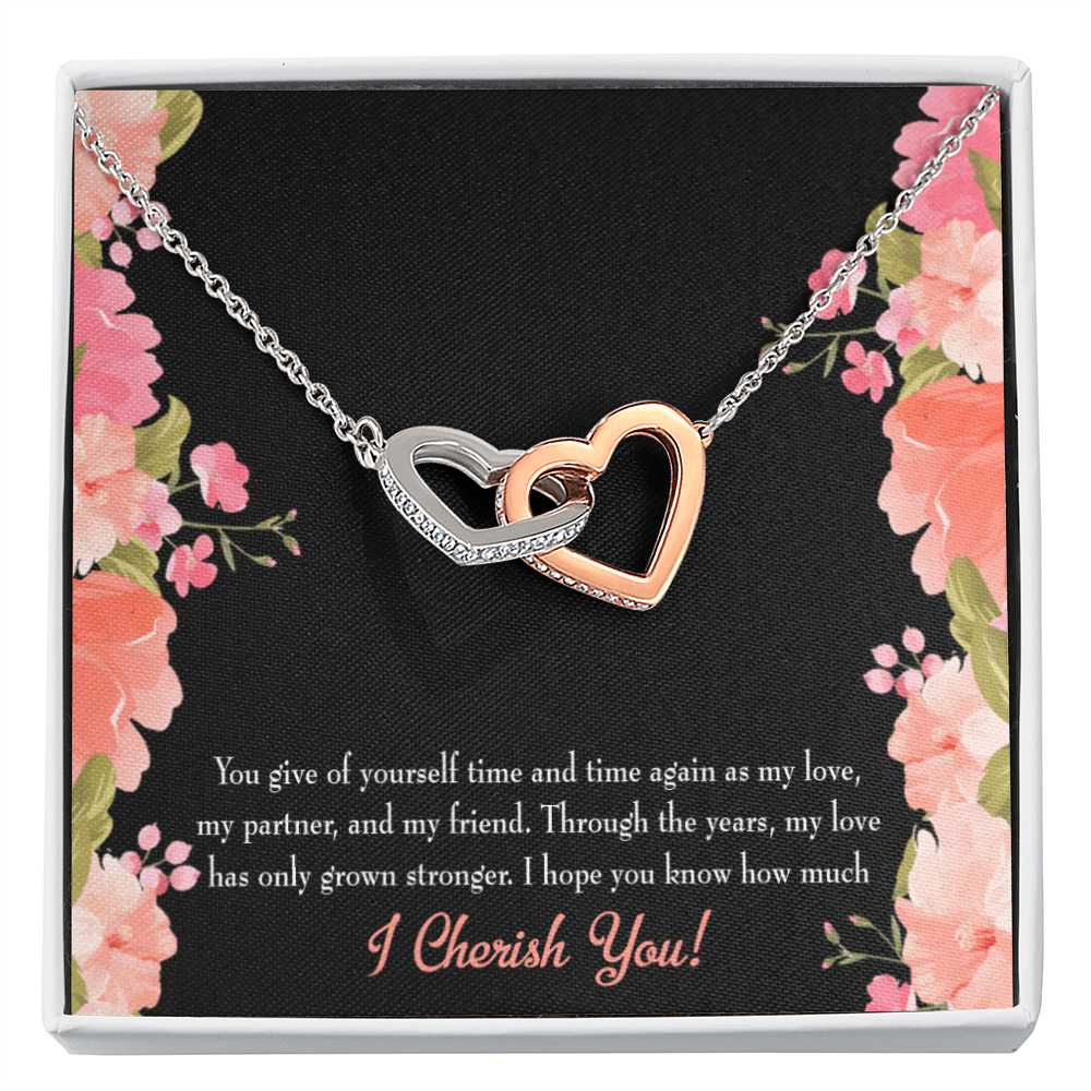 To My Girlfriend Cherish You Inseparable Necklace-Express Your Love Gifts
