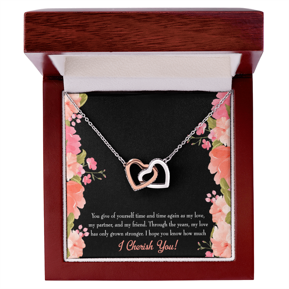 To My Girlfriend Cherish You Inseparable Necklace-Express Your Love Gifts