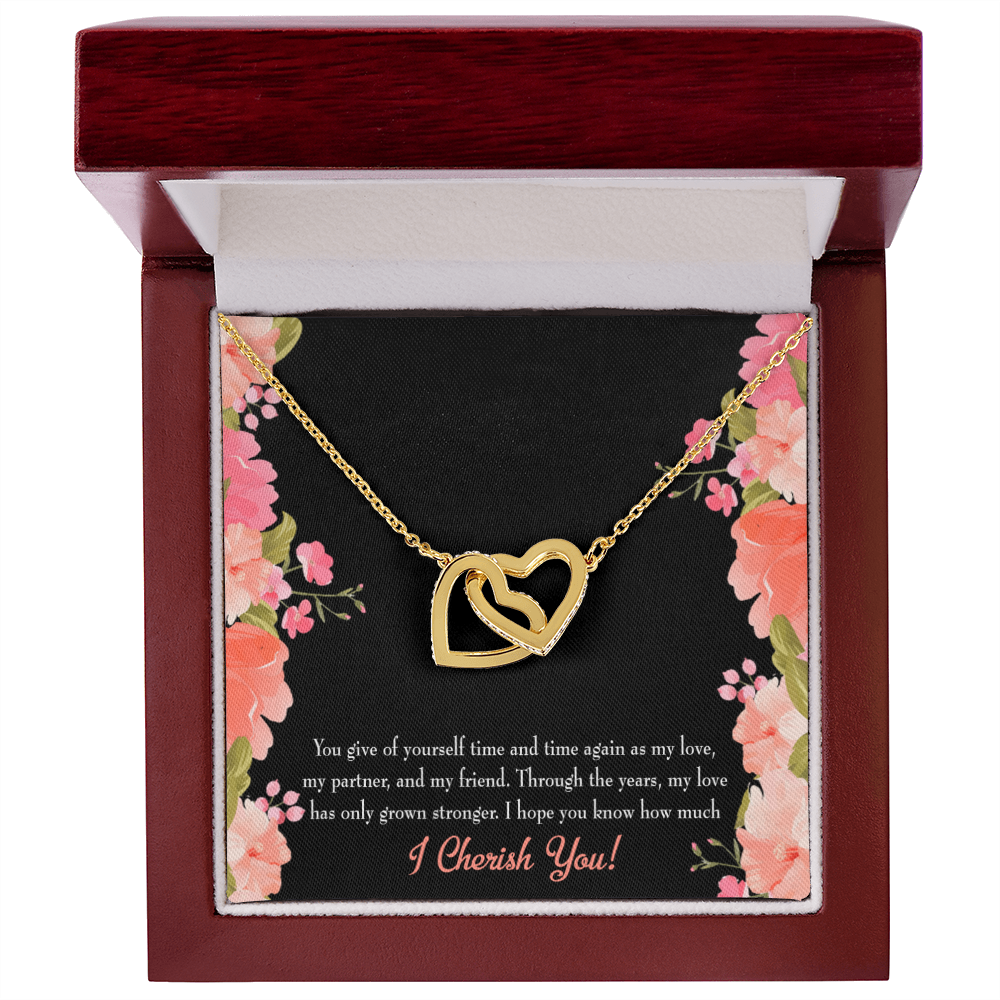 To My Girlfriend Cherish You Inseparable Necklace-Express Your Love Gifts
