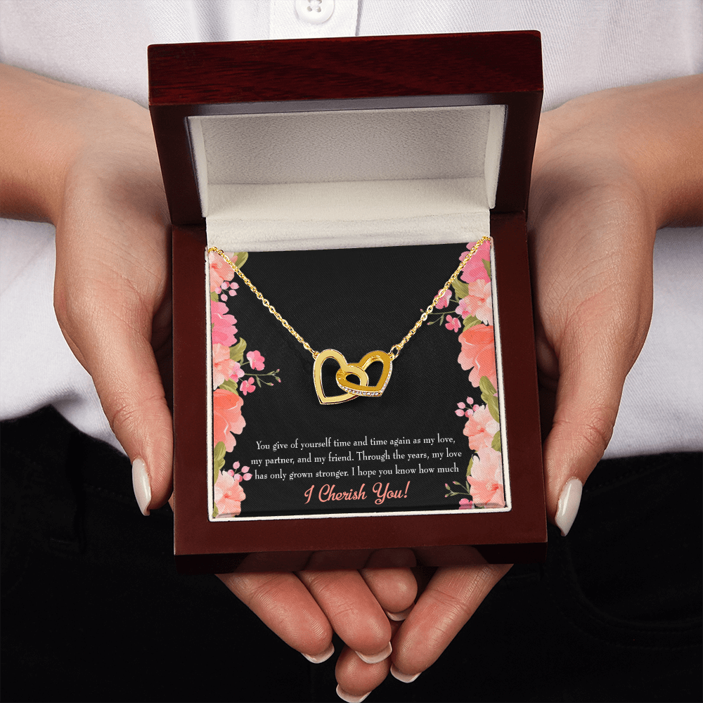 To My Girlfriend Cherish You Inseparable Necklace-Express Your Love Gifts