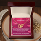 To My Girlfriend Deep Joy And True Contentment Inseparable Necklace-Express Your Love Gifts