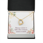 To My Girlfriend Distance Means so Little Forever Necklace w Message Card-Express Your Love Gifts