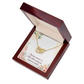 To My Girlfriend Distance Means so Little Inseparable Necklace-Express Your Love Gifts