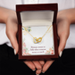 To My Girlfriend Distance Means so Little Inseparable Necklace-Express Your Love Gifts