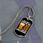 To My Girlfriend Do Not Touch My Beer and My Girlfriend Necklace Stainless Steel or 18k Gold Dog Tag 24" Chain-Express Your Love Gifts