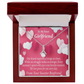 To My Girlfriend Every Moment Spent With You Girlfriend Card Alluring Ribbon Necklace Message Card-Express Your Love Gifts