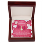 To My Girlfriend Every Moment Spent With You Girlfriend Card Alluring Ribbon Necklace Message Card-Express Your Love Gifts
