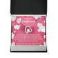 To My Girlfriend Every Moment Spent With You Girlfriend Card Forever Necklace w Message Card-Express Your Love Gifts