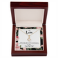 To My Girlfriend Every Single Day Alluring Ribbon Necklace Message Card-Express Your Love Gifts