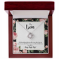 To My Girlfriend Every Single Day Infinity Knot Necklace Message Card-Express Your Love Gifts