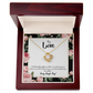 To My Girlfriend Every Single Day Infinity Knot Necklace Message Card-Express Your Love Gifts