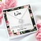 To My Girlfriend Every Single Day Infinity Knot Necklace Message Card-Express Your Love Gifts