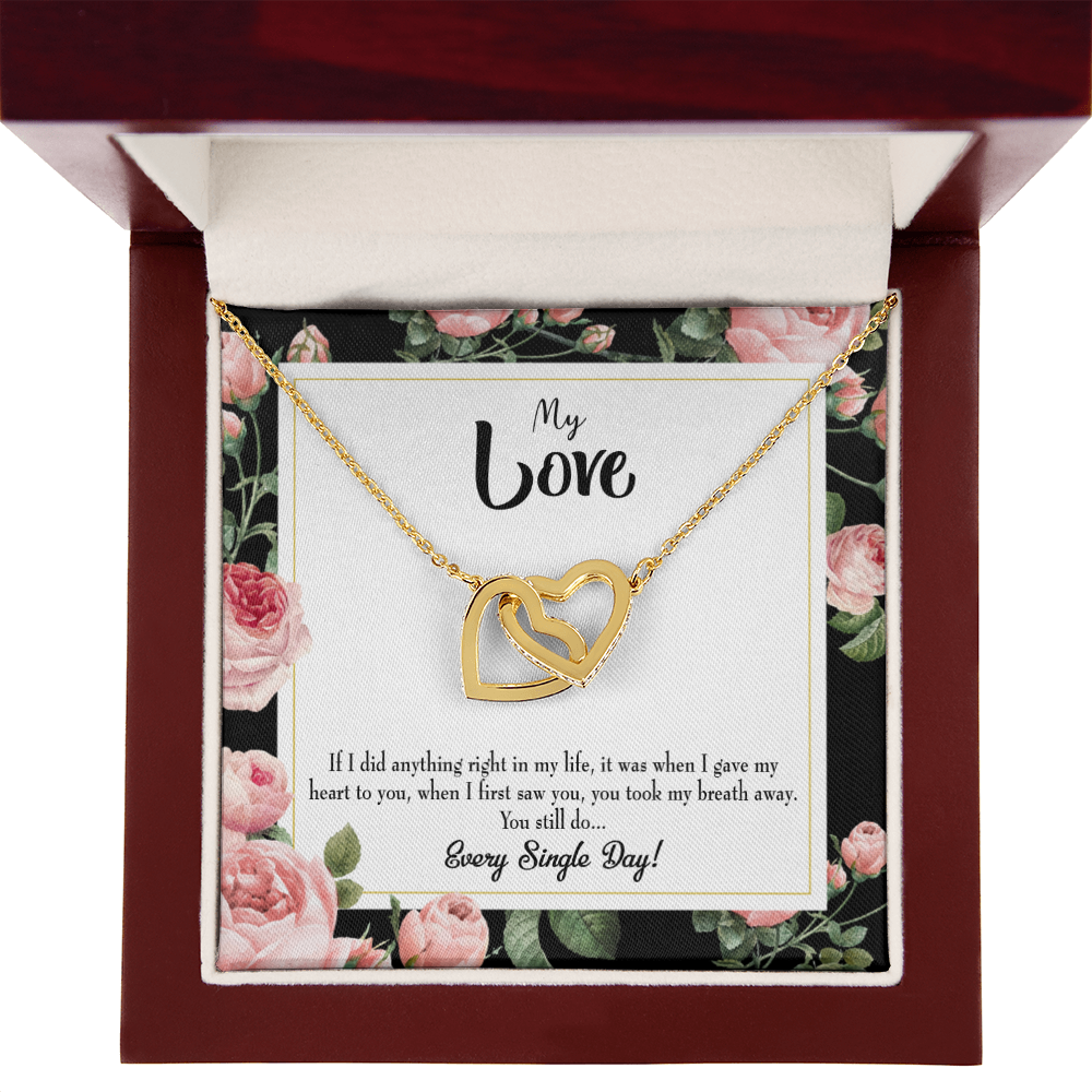 To My Girlfriend Every Single Day Inseparable Necklace-Express Your Love Gifts