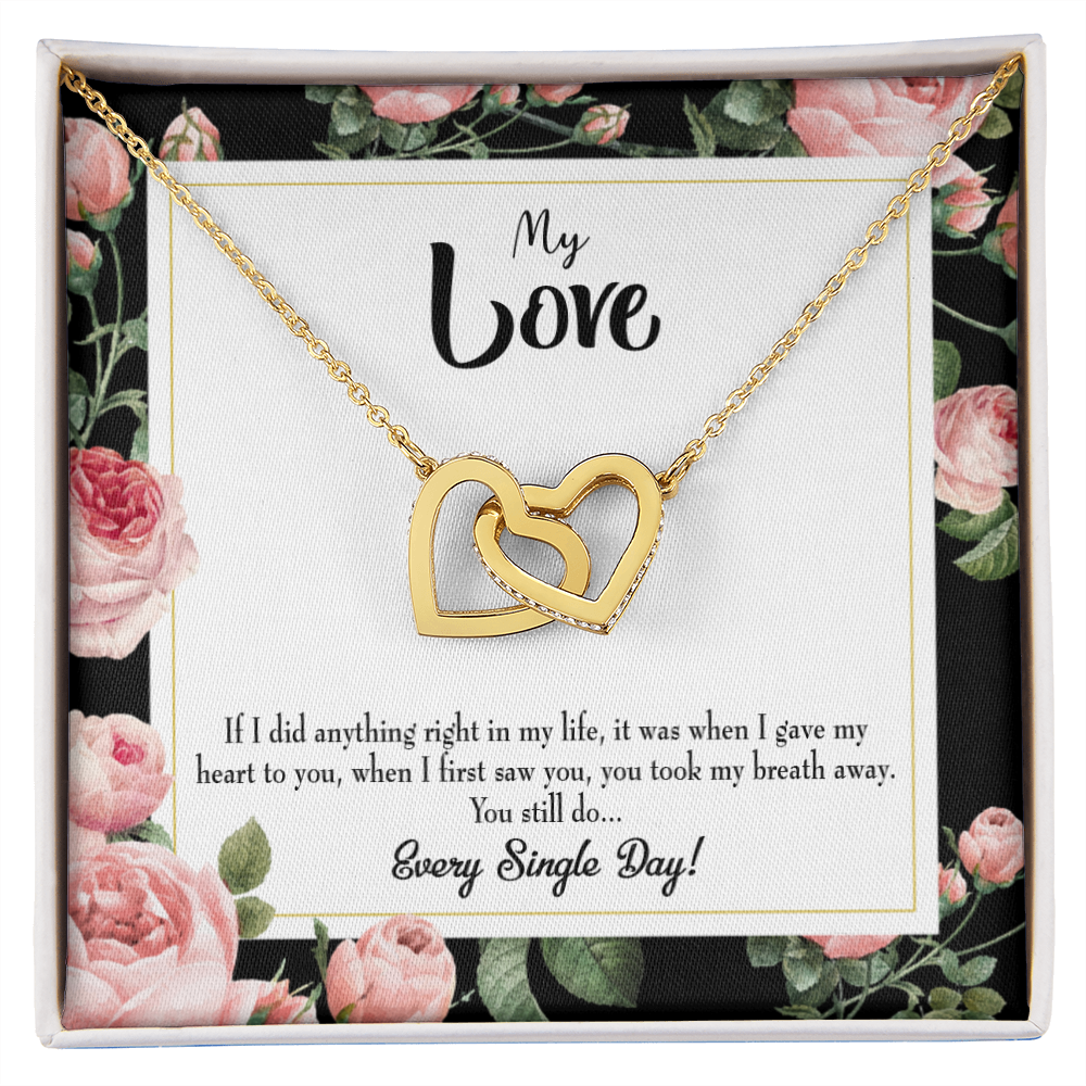 To My Girlfriend Every Single Day Inseparable Necklace-Express Your Love Gifts