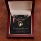 To My Girlfriend Everyday Forever Necklace w Message Card-Express Your Love Gifts