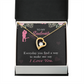 To My Girlfriend Everyday Forever Necklace w Message Card-Express Your Love Gifts