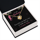 To My Girlfriend Everyday Infinity Knot Necklace Message Card-Express Your Love Gifts