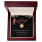 To My Girlfriend Everyday Infinity Knot Necklace Message Card-Express Your Love Gifts