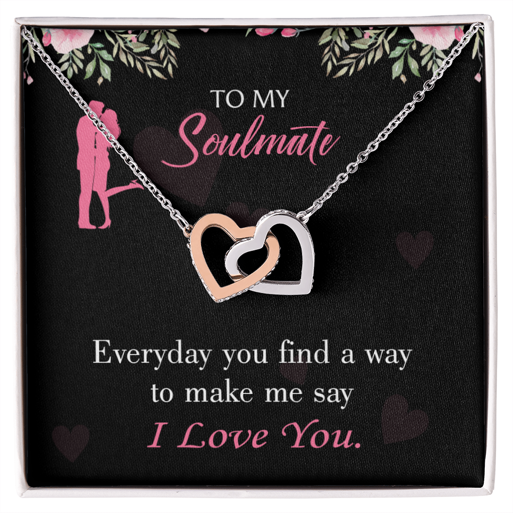 To My Girlfriend Everyday You Find a Way Inseparable Necklace-Express Your Love Gifts