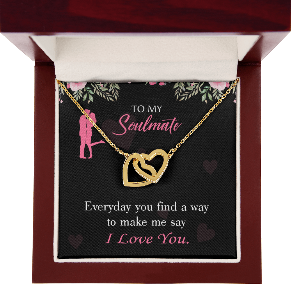 To My Girlfriend Everyday You Find a Way Inseparable Necklace-Express Your Love Gifts