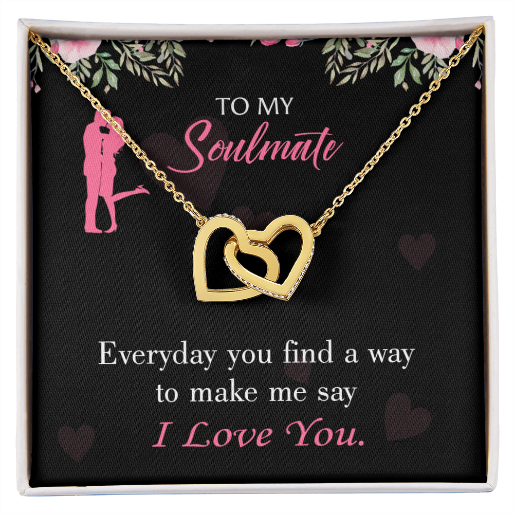 To My Girlfriend Everyday You Find a Way Inseparable Necklace-Express Your Love Gifts