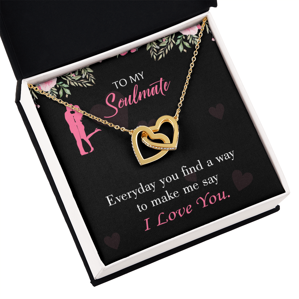 To My Girlfriend Everyday You Find a Way Inseparable Necklace-Express Your Love Gifts