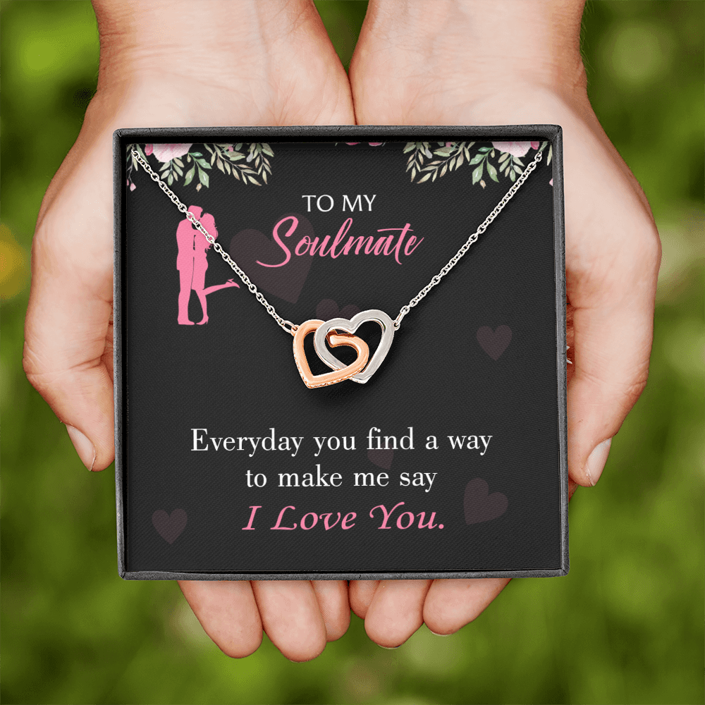 To My Girlfriend Everyday You Find a Way Inseparable Necklace-Express Your Love Gifts