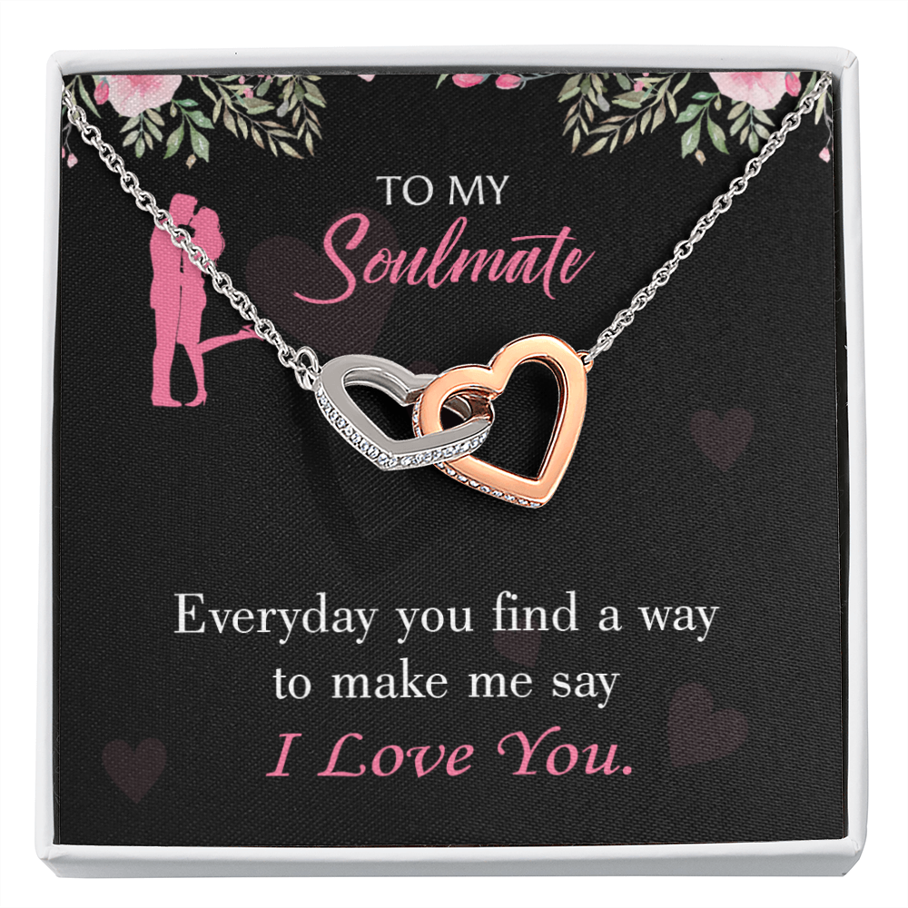 To My Girlfriend Everyday You Find a Way Inseparable Necklace-Express Your Love Gifts