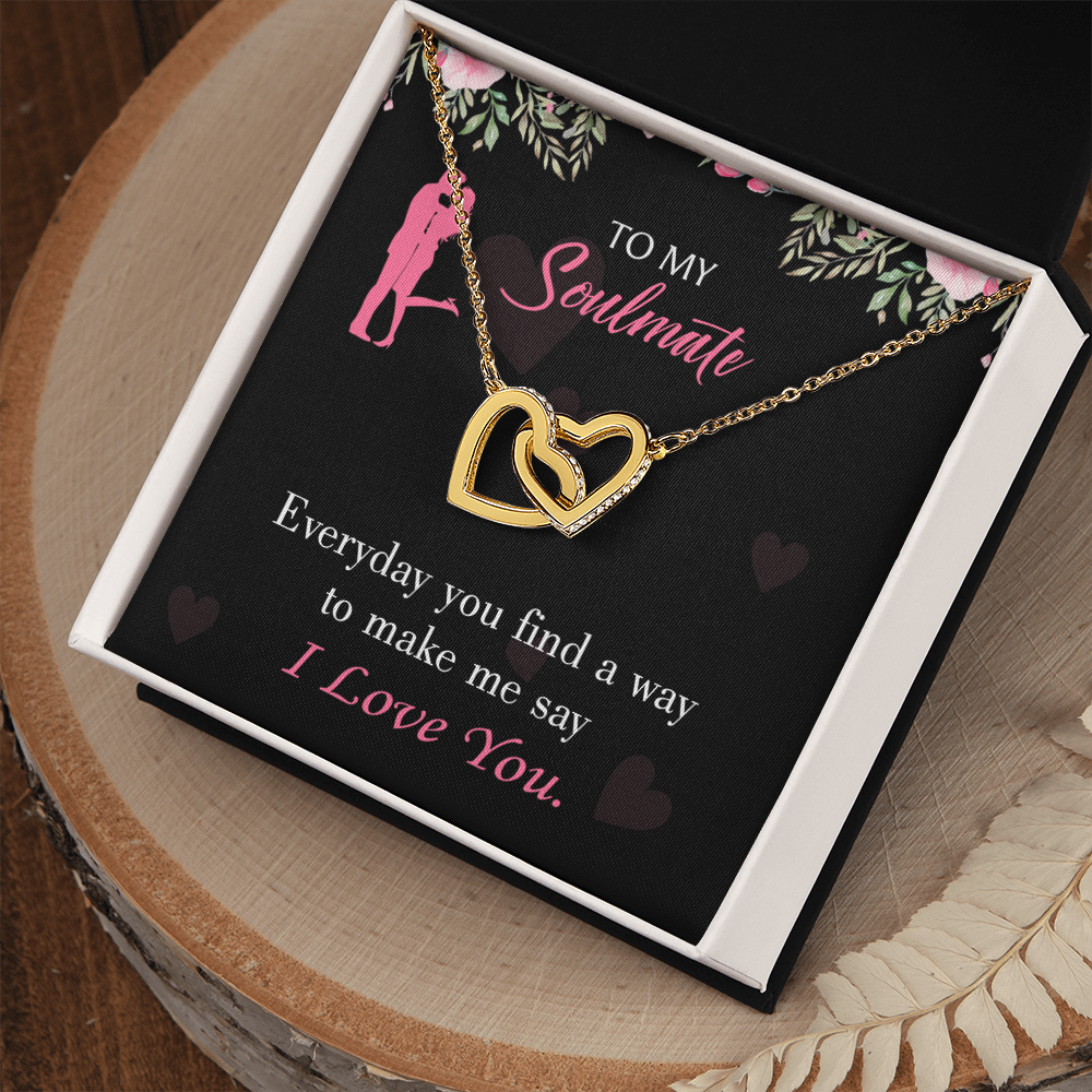 To My Girlfriend Everyday You Find a Way Inseparable Necklace-Express Your Love Gifts
