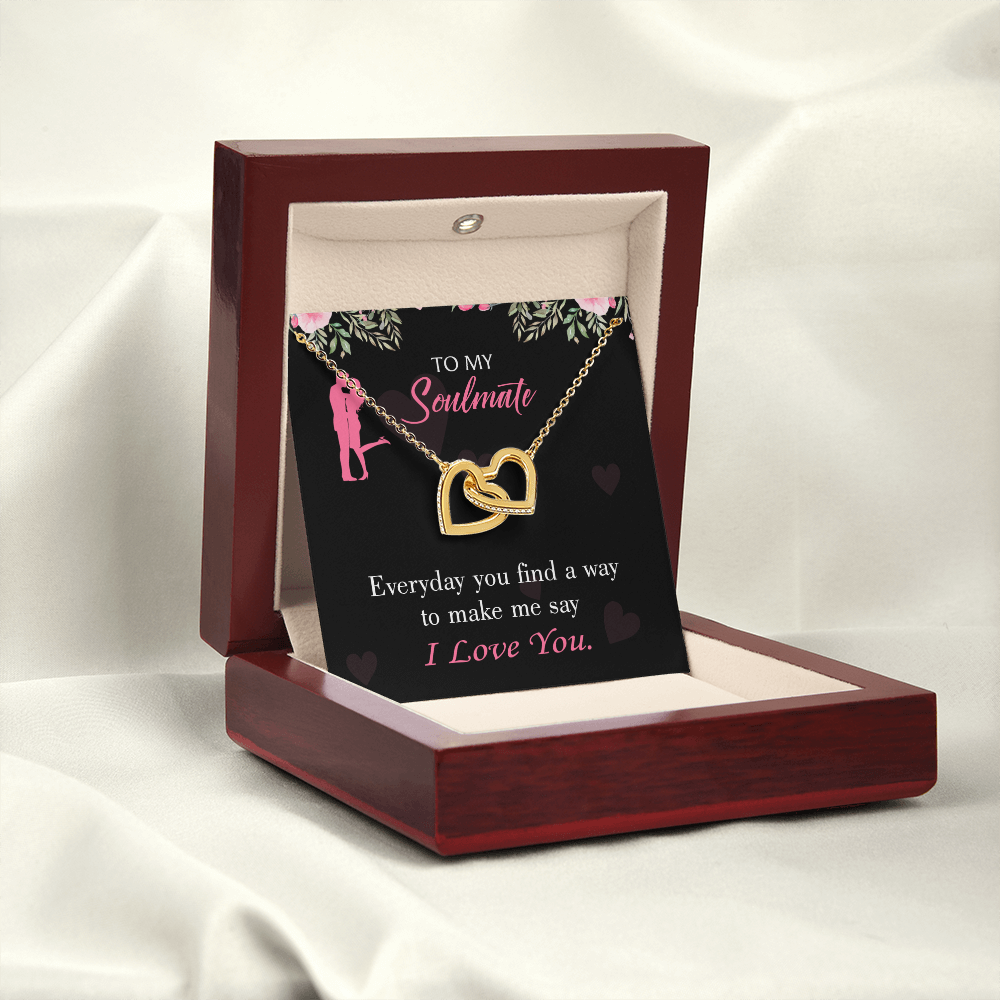 To My Girlfriend Everyday You Find a Way Inseparable Necklace-Express Your Love Gifts