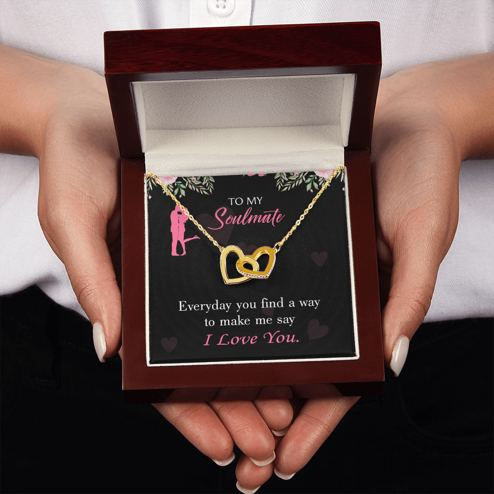 To My Girlfriend Everyday You Find a Way Inseparable Necklace-Express Your Love Gifts