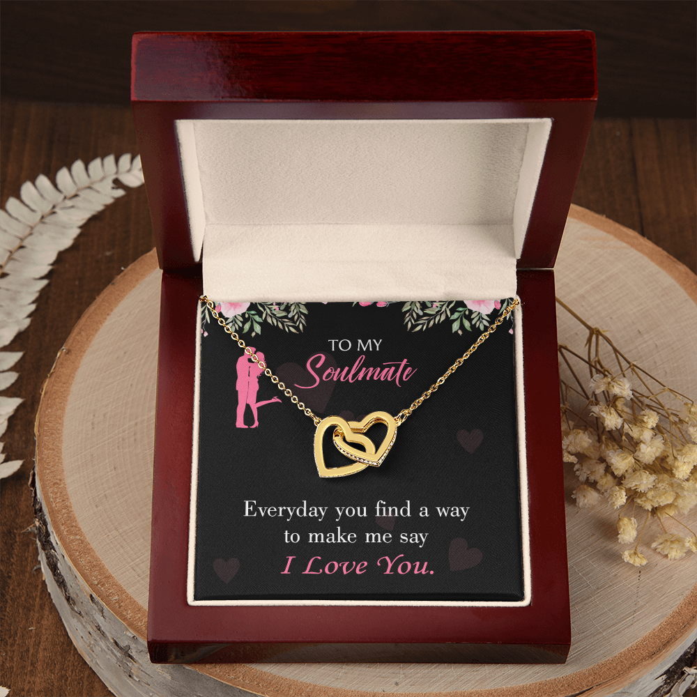 To My Girlfriend Everyday You Find a Way Inseparable Necklace-Express Your Love Gifts